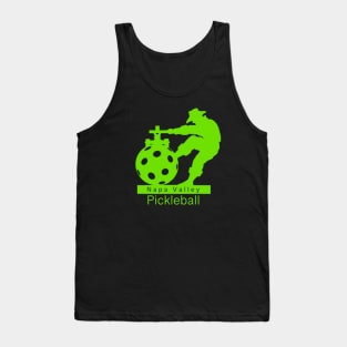 Napa Valley Pickleball Crusher (front only) Tank Top